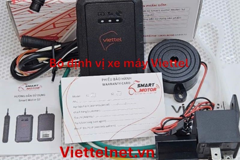 Định vị xe máy phiên bản S2 Viettel